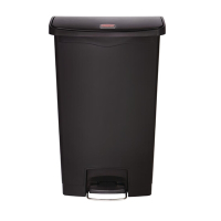 Commercial Step-On Bin | Slim Jim Front Pedal Waste Container | 68L Capacity | Rubbermaid GL034