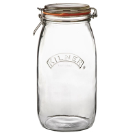 Clip Top Preserve Jar | Storage Container | 3 Litre Capacity | Kilner GL254