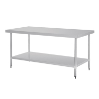 Commercial Stainless Steel Centre Table | Kitchen Prep Table | 900(H) x 1800(W) x 900(D)mm | Vogue GL279
