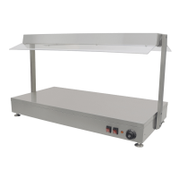 Commercial Food Warmer | Carvery Servery Display Unit | Temperature Control | Modena GL3