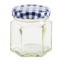 Hexagonal Twist Top Jar | Glass Storage Container | 48ml Capacity | Kilner GL870