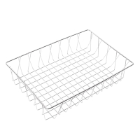 Wire Display Basket | Stainless Steel Food Presentation Basket | 450 x 300 x 100mm | Olympia GM223