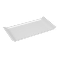 Melamine Platter | White Serving Platter | 300 x 150mm | Kristallon GM282