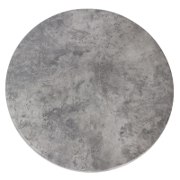 Round Table Top | Werzalit Table Top | Concrete Effect | 700mm Diameter | Werzalit GR582
