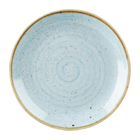 Round Coupe Plate | Stonecast Dinnerware | 295mm Duck Egg Blue | Churchill GM686
