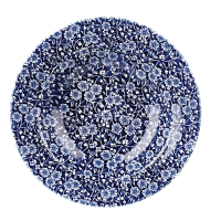 Vintage Prints Rimmed Bowl | Willow Victorian Calico Bowl | 249mm Fine China | Churchill GM688