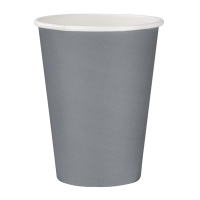 Takeaway Coffee Cups | Single Wall Paper Cups | Charcoal 12oz | Fiesta GP416