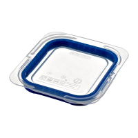 GN 1/6 Container Lid | Gastronorm Cover | Blue ABS Plastic | Araven GP573