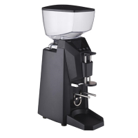 Commercial Coffee Grinder | On-Demand Grinder with Tamper | Black | Santos 59TA GP747