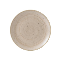 Coupe Plate | Stonecast Plate | 288mm Nutmeg Cream | Churchill GR934