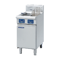 Commercial Twin Tank Twin Basket Natural Gas Fryer | Free Standing Deep Fat Fryer | Blue Seal GT46E