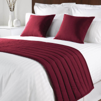 Bed Runner | Raspberry Double Bed Runner | Premium Comfort Simplicity Collection | Mitre GU947
