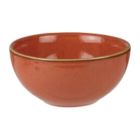 Soup Bowls | Stonecast Bowls | Spiced Orange 132mm | Churchill HC836