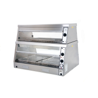 Commercial Heated Chicken Display | Hot Food Warmer | 3 Pans 2 Tiers | Archway HD32T