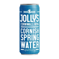 Commercial Sparkling Spring Water | Cornish Bottled Water | 330ml 24 Pack | Jolly's HN948