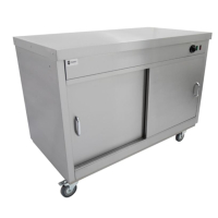 Commercial Hot Cupboard | Heated Storage Cabinet | 1200mm Width | Parry HOT12