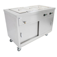 Commercial Mobile Hot Cupboard | Bain Marie Hot Holding Unit | Food Warming Cabinet | Parry HOT15BM