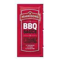 Commercial BBQ Sauce Sachets | 10g Portion Packs | 200 Pack | Harrisons HT354