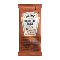 Commercial Barbecue Sauce Sachets | Classic BBQ Sauce | 7ml Portion Packs | Heinz HT388