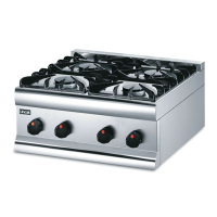 Commercial Gas Boiling Top | 4 Burner Hob | Professional Cooktop | Lincat HT6