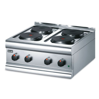 Commercial Electric Boiling Hob | 4 Plate Electric Cooktop | Heavy Duty Catering Hob | Lincat HT6