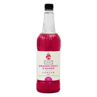 Commercial Cooler Syrup | Dragon Fruit & Mango Flavour | 1 Litre Bottle | Simply HT804