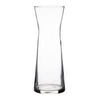 Conical Carafe | Glass Water Jug | 1 Litre Capacity | 6 Pack | Olympia HU394