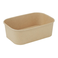 Commercial Recyclable Rectangular Food Containers | Takeaway Containers | 750ml | 300 Pack | Fiesta HW622