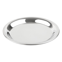 Round Tip Tray | Stainless Steel Tip Tray | 150mm Diameter | Olympia HY109