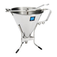 Commercial Automatic Piston Funnel | Kwik Max | 2 Nozzles | 3.3L Capacity | De Buyer HZ122