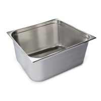 Stainless Steel Gastronorm Pan | 2/1 GN Container | 200mm Deep | Modena