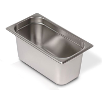 Stainless Steel Gastronorm Pan 1/3 | Deep Food Container | 200mm Depth | Modena