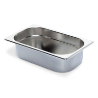 Stainless Steel Gastronorm Pan | 1/4 GN Container | 65mm Deep | Modena