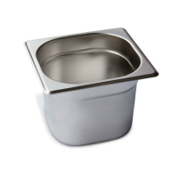 Stainless Steel Gastronorm Pan | 1/6 GN Container | 150mm Deep | Modena