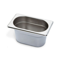 Stainless Steel Gastronorm Pan | 1/9 GN Container | 150mm Deep | Modena