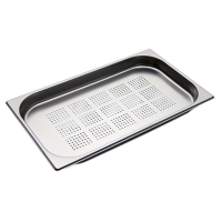 Perforated Gastronorm Pan | GN 1/1 Container | 40mm Depth | Stainless Steel