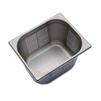 Perforated Gastronorm Pan | 1/2 Gastro Container | 200mm Deep | GN 1/2x200mm