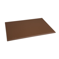 High Density Chopping Board | Brown Cutting Board | 450 x 300 x 12.5mm | Hygiplas J004