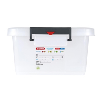 Commercial Food Storage Box | GastroNorm Container | Colour-Coded Clip Lid | Araven J244