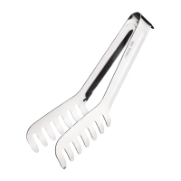 Stainless Steel Spaghetti Tongs | 8in Pasta Server | Professional Kitchen Tongs | Vogue J616