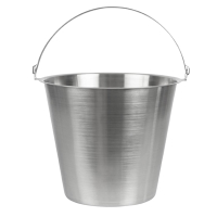 Stainless Steel Bucket | Commercial Cleaning Bucket | 12 Litre Capacity | Jantex J807