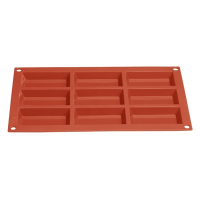 Commercial Silicone Cake Mould | 9 Cup Baking Tray | Non-Stick Bakeware | Vogue JA311
