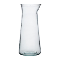Recycled Glass Carafe | Conical Carafe | 1 Litre Capacity | 6 Pack | Olympia JA333