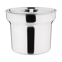 Commercial Bain Marie Pot and Lid | Stainless Steel Wet Heat Container | Heat-Resistant Handle | Vogue K081