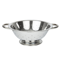 Stainless Steel Colander | Kitchen Strainer | 9 Inch Diameter | Vogue K331