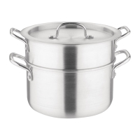 Commercial Double Boiler | Aluminium Bain Marie | 4 Litre Capacity | Vogue K643