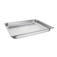 Stainless Steel Gastronorm Pan | 2/1 GN Container | 65mm Depth | Vogue K802