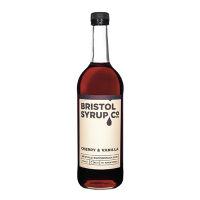 Commercial Cherry Syrup | Vanilla Flavoured Syrup | 750ml Bottle | Bristol Syrup Co. KA232