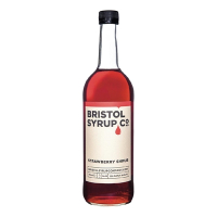 Strawberry Shrub Syrup | No.16 Flavoured Cocktail Syrup | 750ml Bottle | Bristol Syrup Co. KA234