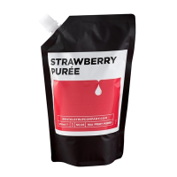 Commercial Strawberry Puree | Fruit Syrup | 600ml Bottle | Bristol Syrup Co. KA250